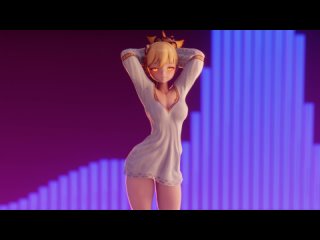 (sound) yoimiya female solo dancing - beat ver sfw [genshin impact, vicineko;porn;hentai;r34;sex;blender;solo]