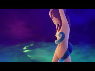 (sound) hu tao slime tentacle on female [genshin impact, vicineko;porn;hentai;r34;sex;blender]
